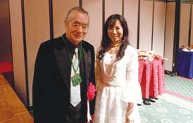 2010年12月6日 日本文化振興会新会長就任披露並びに世界婦人平和促進財団台湾総支部開設十周年記念パーティーに出席
