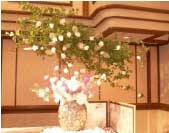 2009年8月7日　帝国ホテル（銀座）『花への感謝ＤＡＹ（花の日）』に作品出展